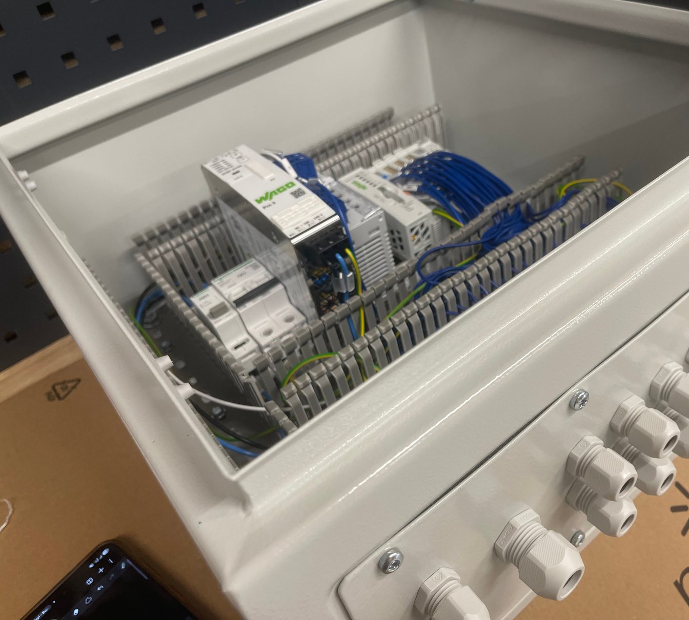 Coffret GTB à modules Wago
